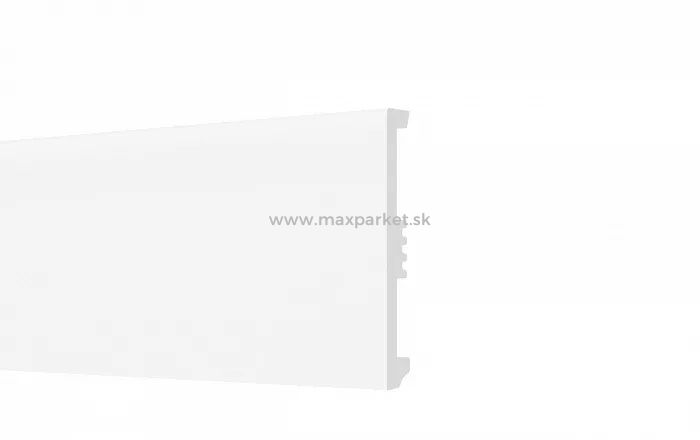 Soklová lišta Arbiton STIQ XL STX 110 biela – 100 x 15 mm