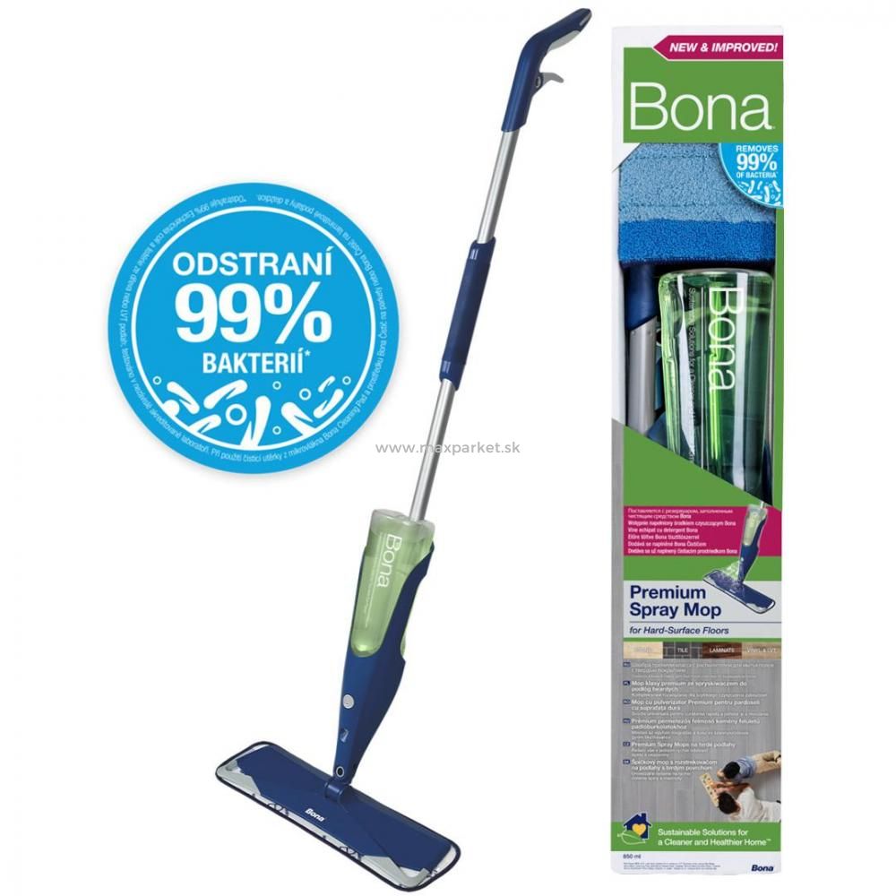 Bona Premium Spray Mop na tvrdé podlahy (laminát, vinyl, PVC, dlážky)