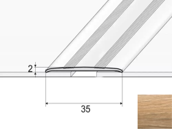 Prechodov profil A08 DUB NATURLNY 2,7m samolepiaci