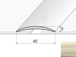 Prechodov profil A13 DUB BIELEN 2,7m samolepiaci (20901)
