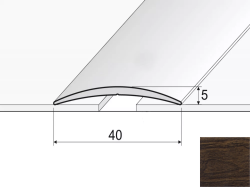 Prechodov profil A13 WENGE KONGO 2,7m samolepiaci (4201)