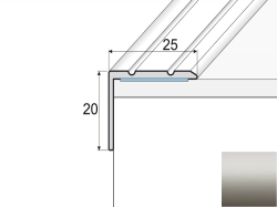 Schodov profil A36 INOX 2,7m samolepiaci