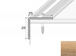 Schodov� profil A40 DUB NATUR�LNY 2,7m samolepiaci