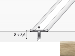 Prechodov profil IMPRESJA A55 DUB Mocca 2,5m (20902)