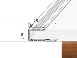 Ukonovac profil A63 GATAN 2,7m
