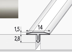 Prechodov profil C54 INOX 2,7m