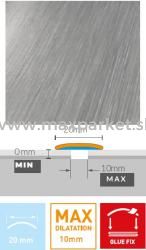 Prechodov profil Arbiton PRO 20 Brushed Titan 1,86m 